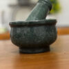 Green Mortal Pestel | Imam dasta | Stone Mortar and Pestle Set
