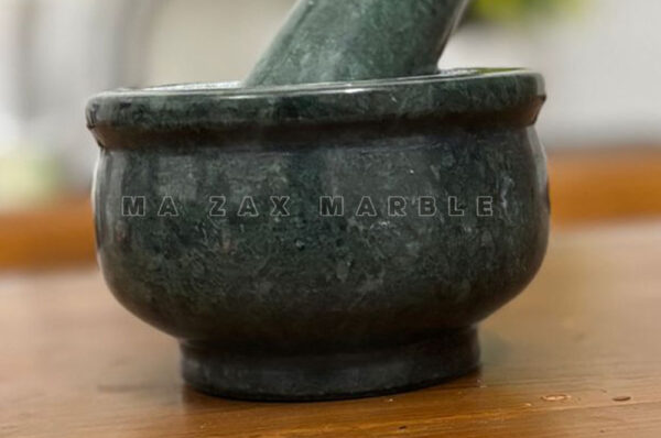Green Mortal Pestel | Imam dasta | Stone Mortar and Pestle Set