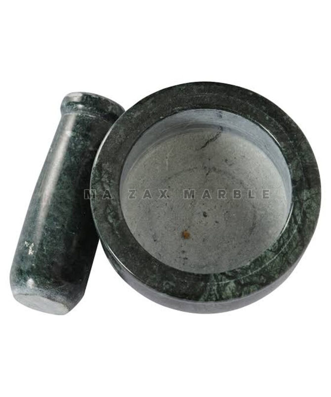 Green Mortal Pestel | Imam dasta | Stone Mortar and Pestle Set - Image 5