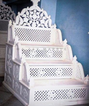 White Makrana Marble Minbar , Mimber