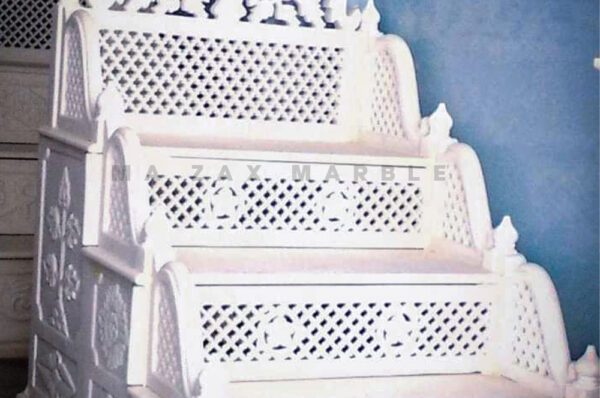 White Makrana Marble Minbar , Mimber