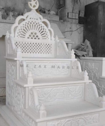 White Makrana Marble Minbar , Mimber