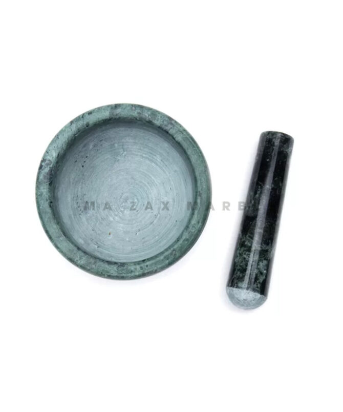 Green Marble Mortal Pastale , Imamdasta , Hand Grinder Use kitchen best tool