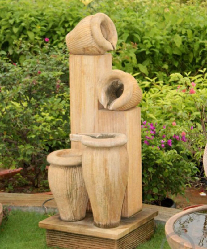 Katu marbel yellow fountain
