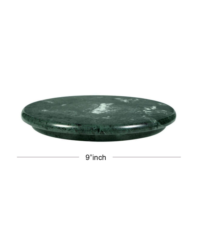 Premium Green Marble Chakla | Heavy-Duty Rolling Board for Roti & Chapati | Best Use Kitchen all india No. Brands M A Zax Marble - Image 2