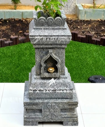 Best Black Stone Tulsi Vrindavan – Handcrafted Temple-Style Granite Tulsi Pot