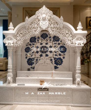 Peacock with Elephant Home Temple | Trending Marble Mandir Design for Home