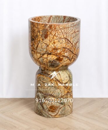 Italian-Inspired Luxury Marble Wash Basin | Natural Stone Art